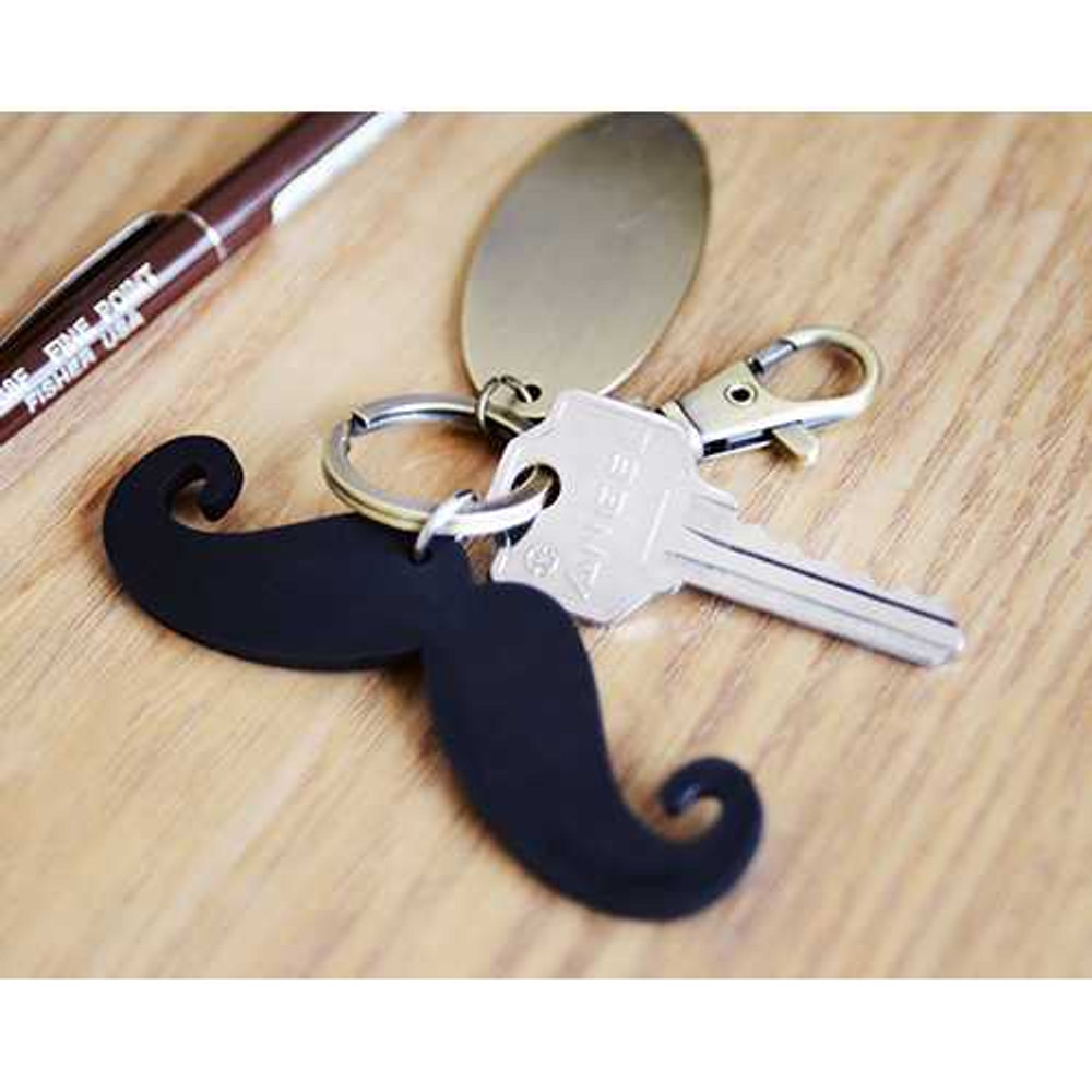 Jam studio Look at me Mustache Key chain holder key ring