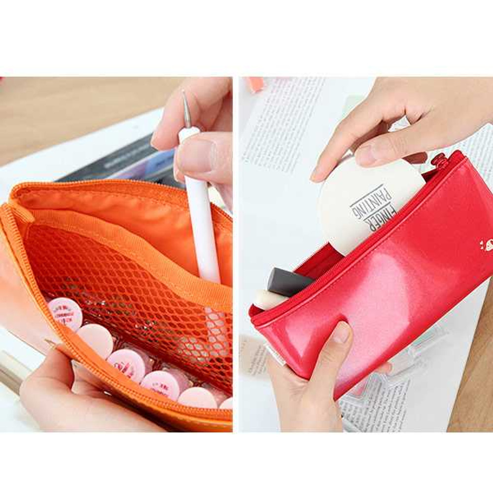 Minibus Day N zoo zipper pencil and pen pouch case