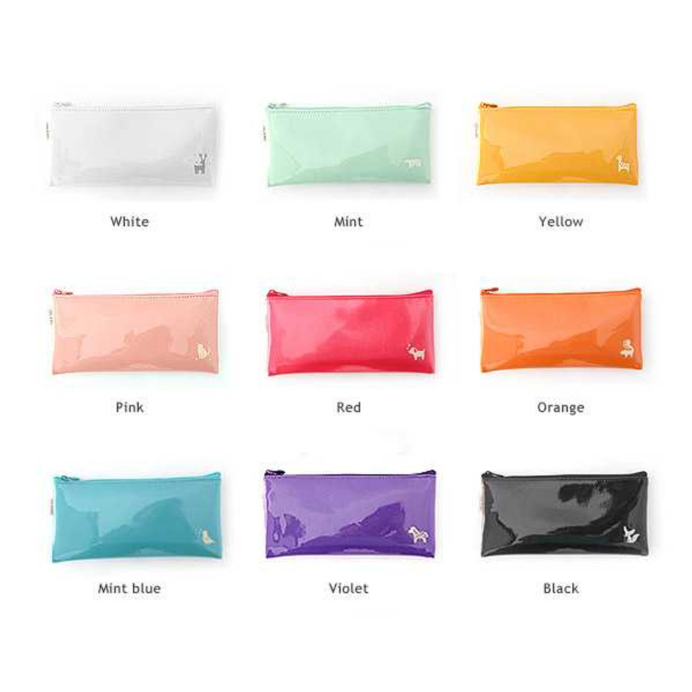 Minibus Day N zoo zipper pencil and pen pouch case