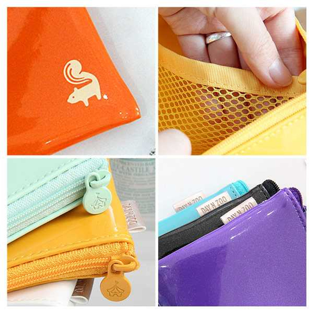 Minibus Day N zoo zipper pencil and pen pouch case