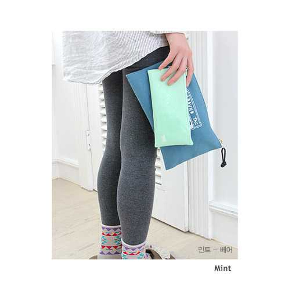 Minibus Day N zoo zipper pencil and pen pouch case
