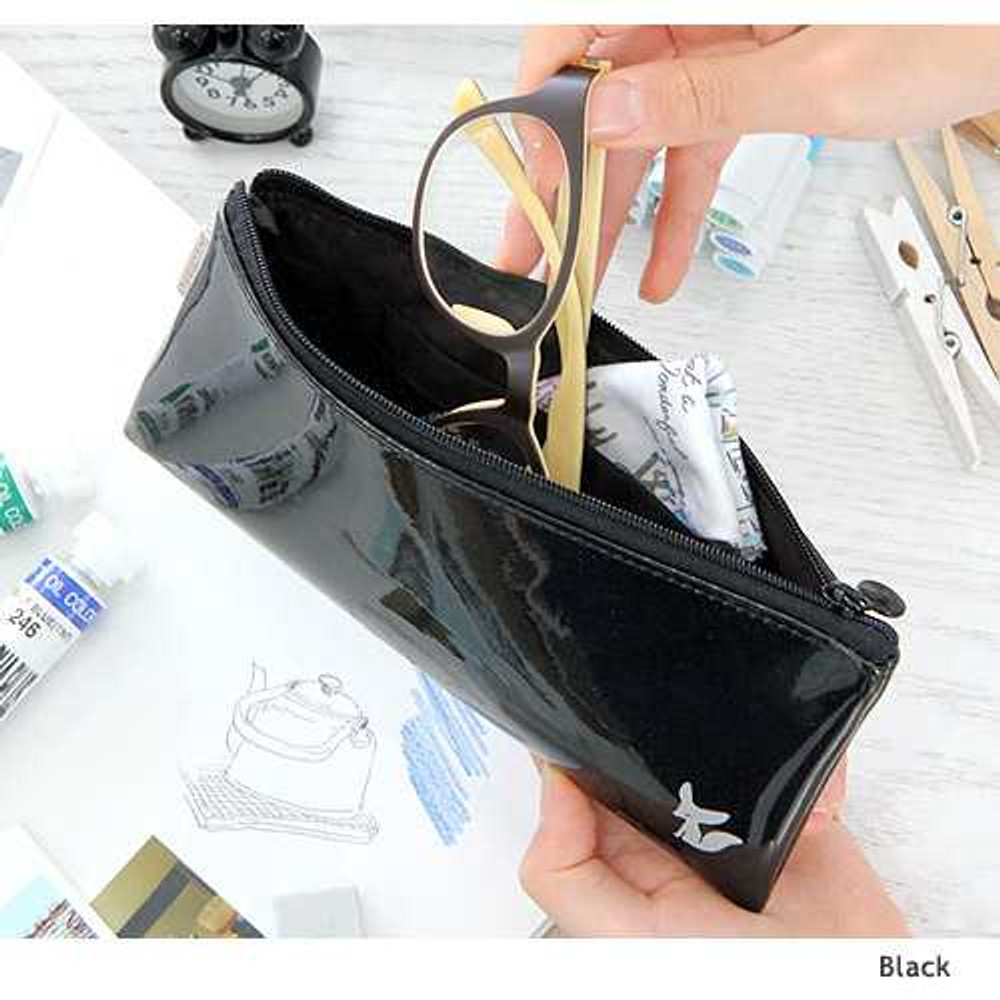 Minibus Day N zoo zipper pencil and pen pouch case