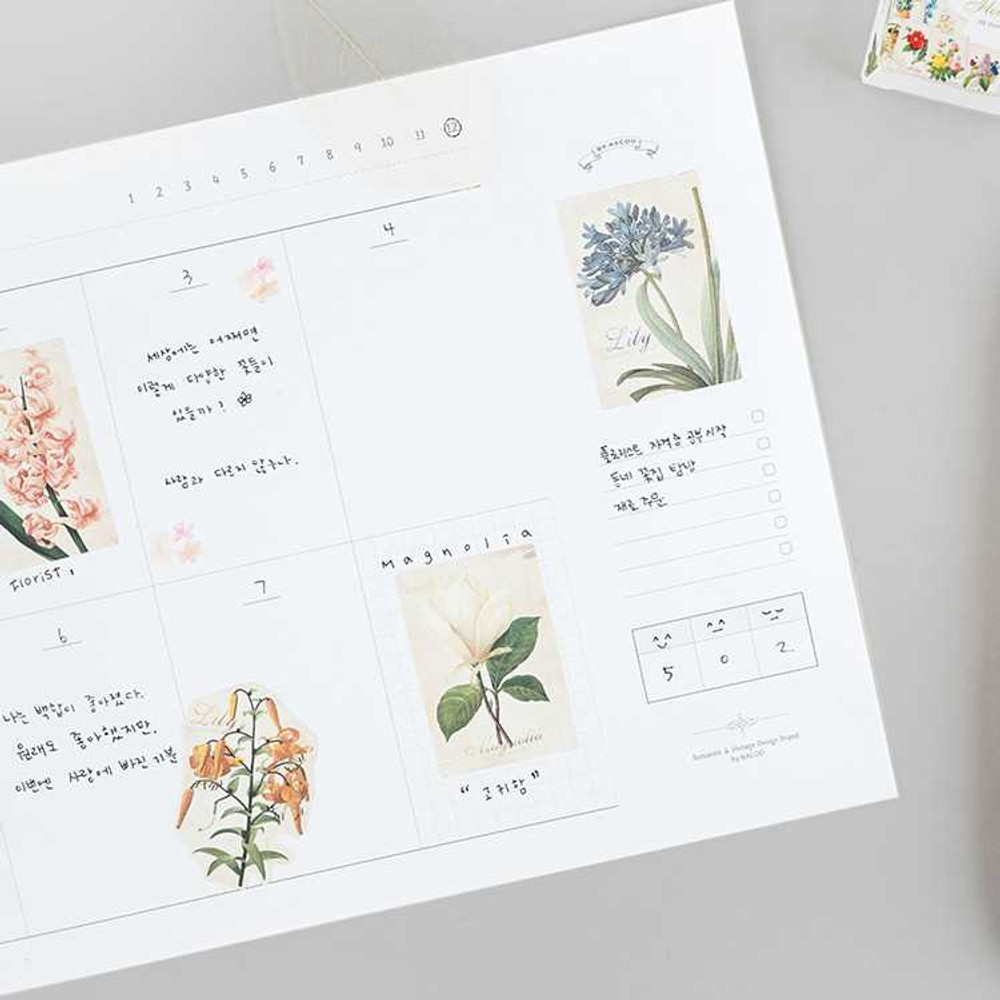 Wildflower Bullet Journaling Stickers