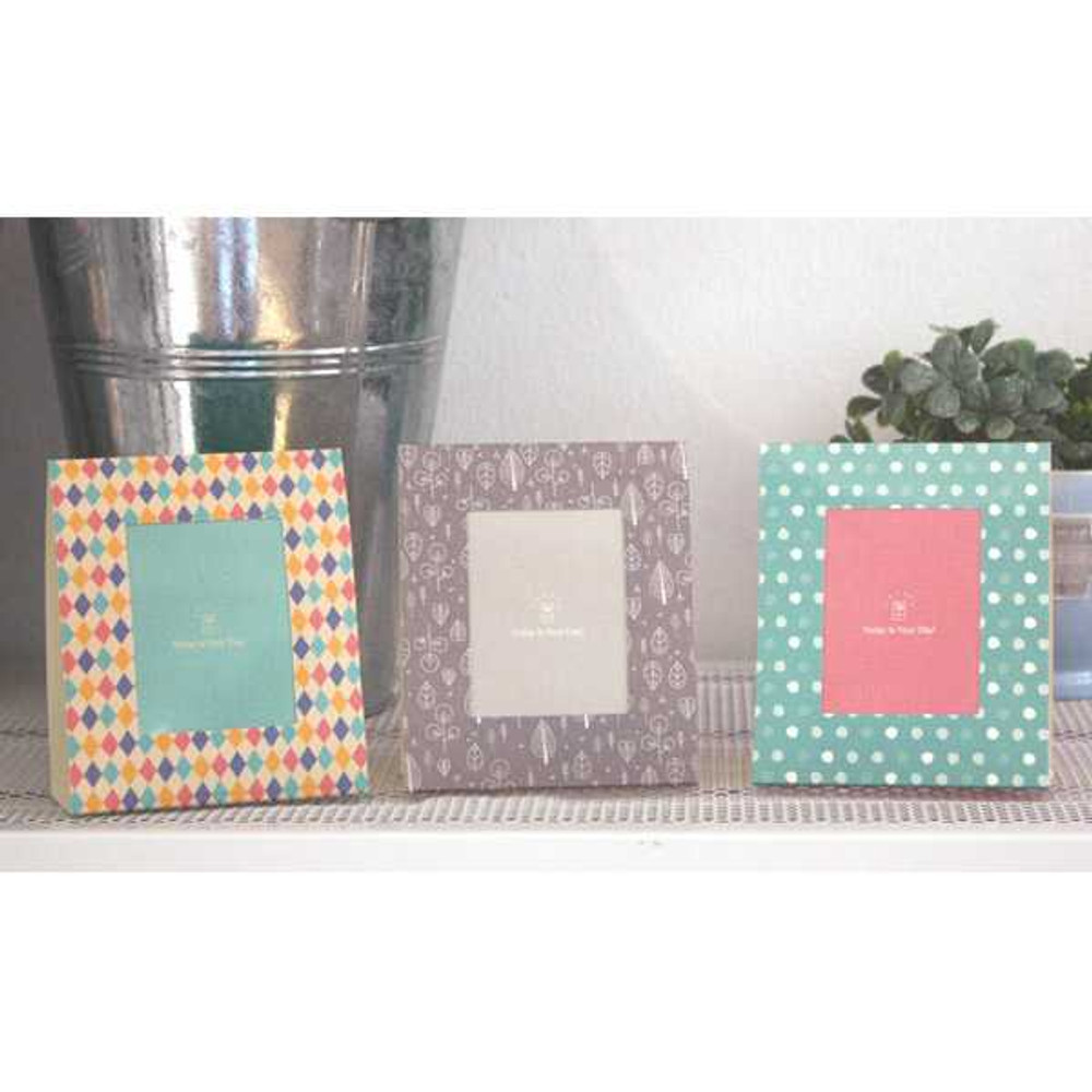 After The Rain Pattern photo frame message card