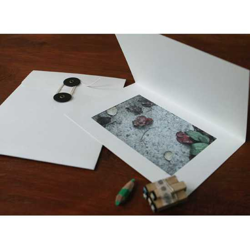 4x6 Photo Card & Envelope Set, Gray-Yellow