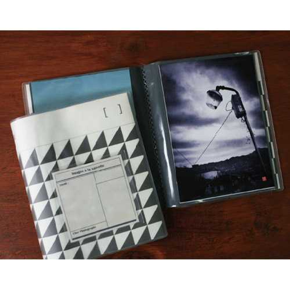 Moods&Views Cool gray pattern 5X7 photo album - fallindesign