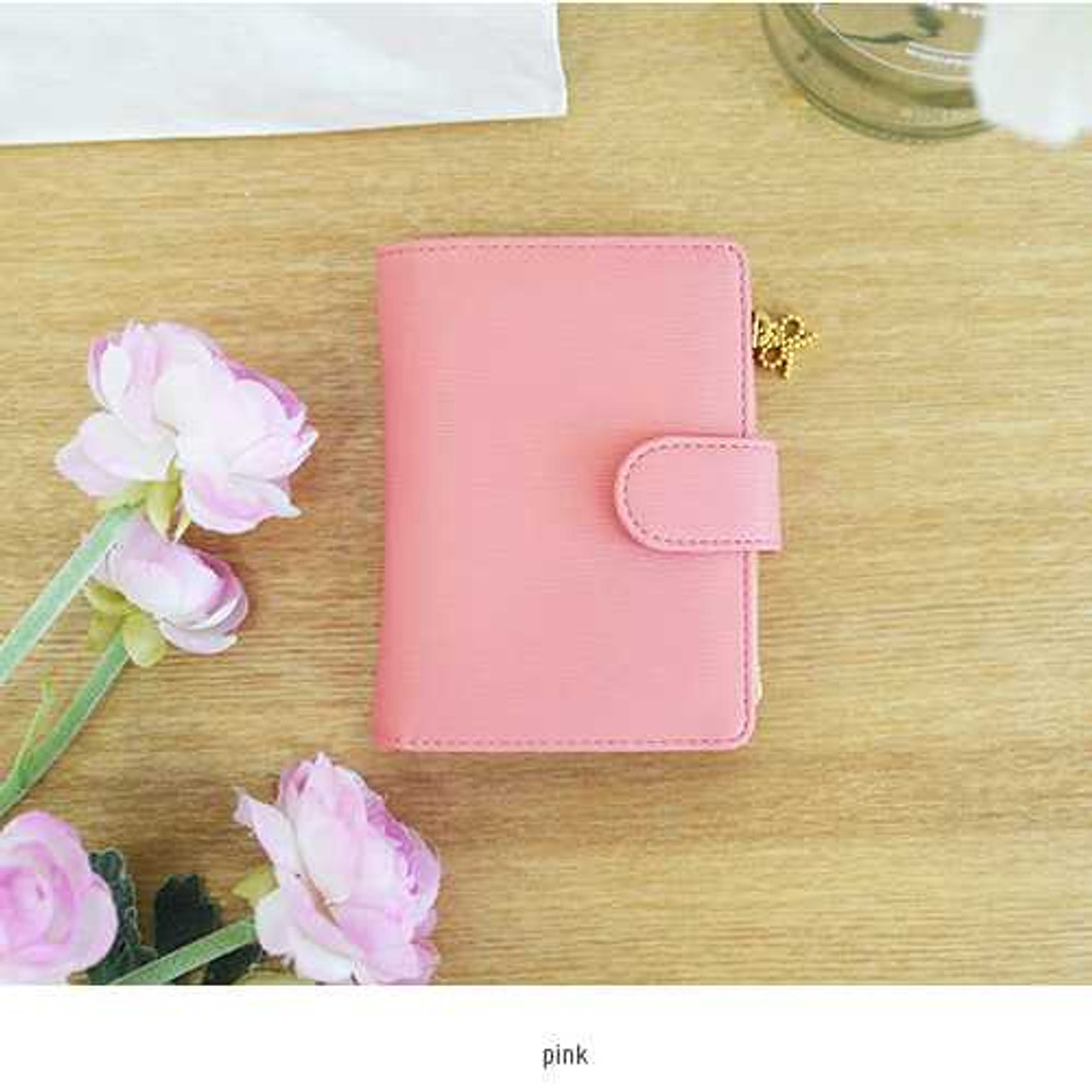 Jam studio Lovelyborn mirror wallet with snap button