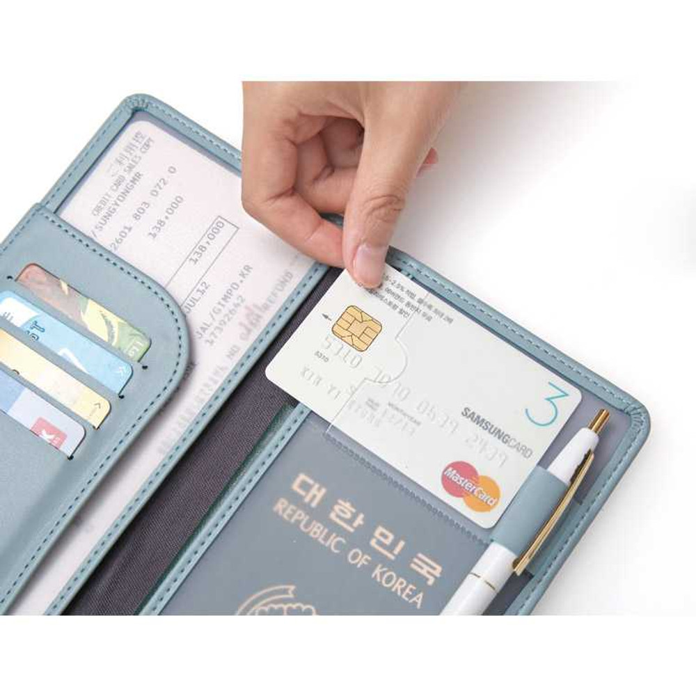 Monopoly Travel RFID blocking long passport case ver.3