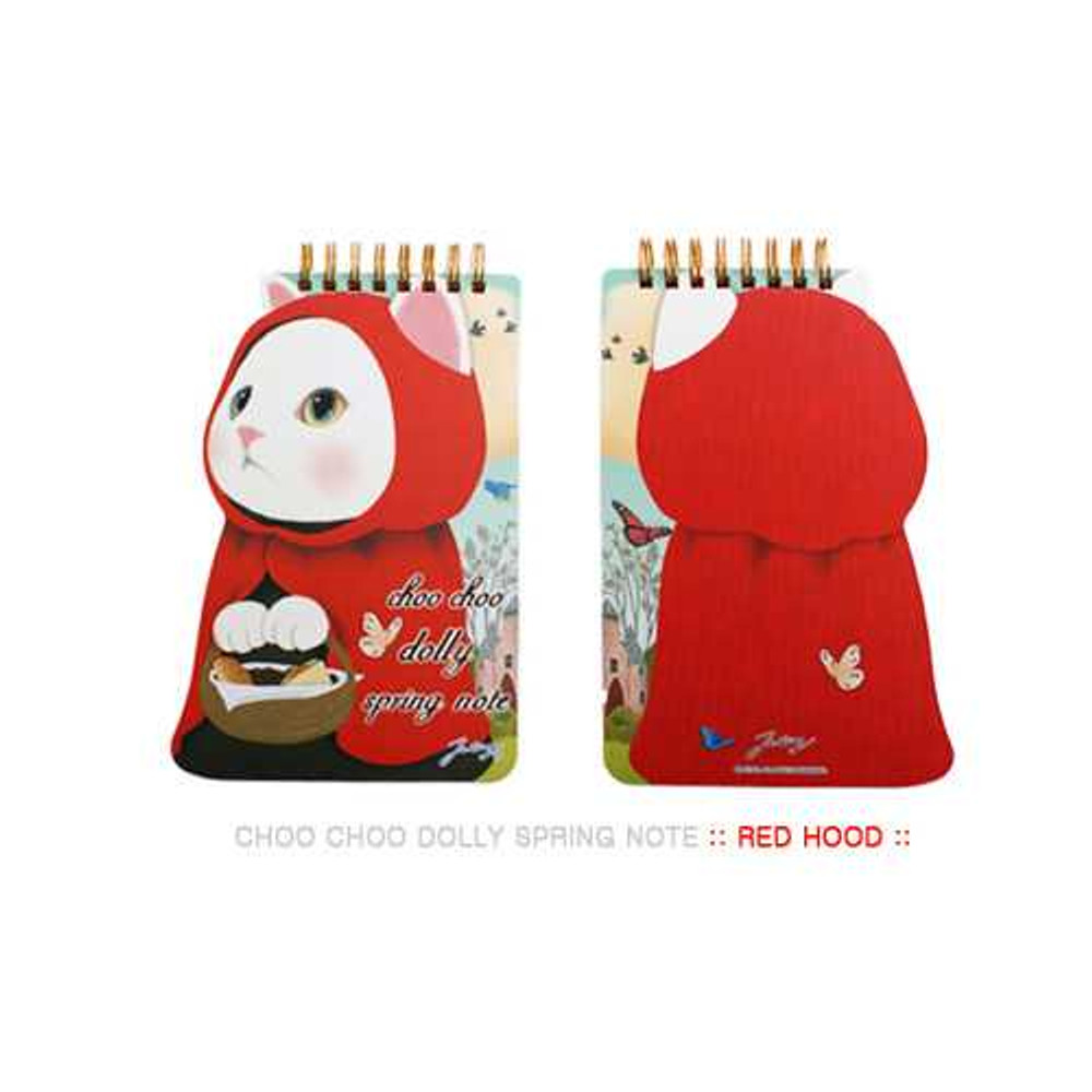 Jetoy Choo Choo cat dolly wirebound notepad
