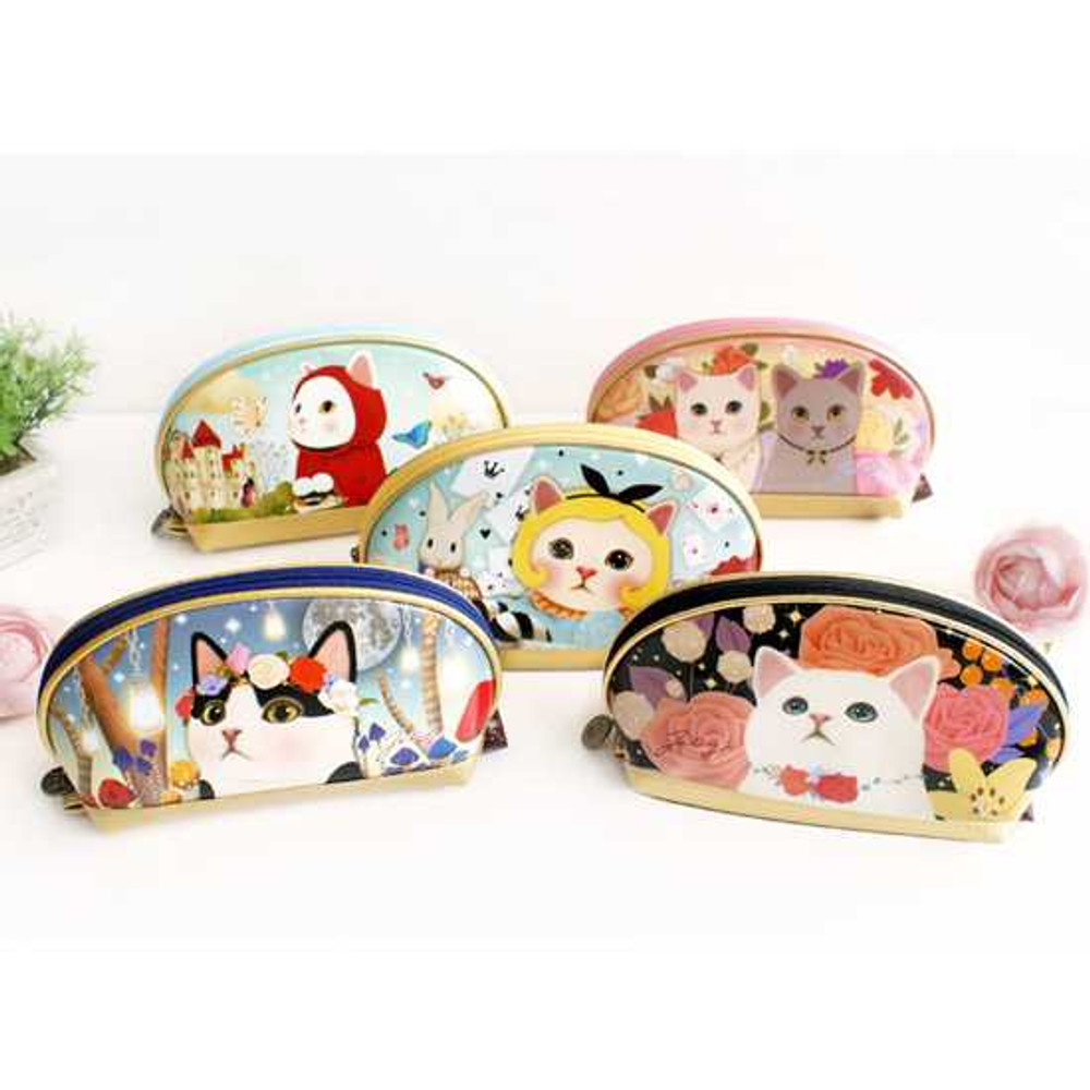 Jetoy Choo Choo cat bang bang zipper pouch - fallindesign.com