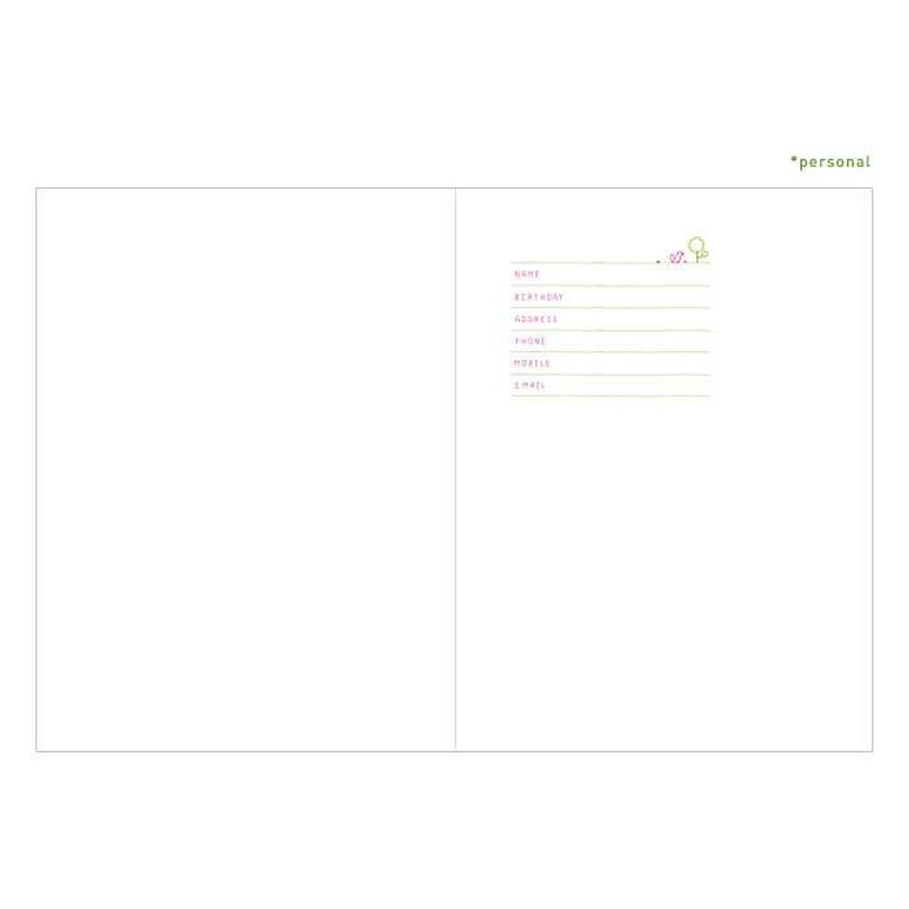 2015 Minibus Day N zoo Basic dated basic diary scheduler