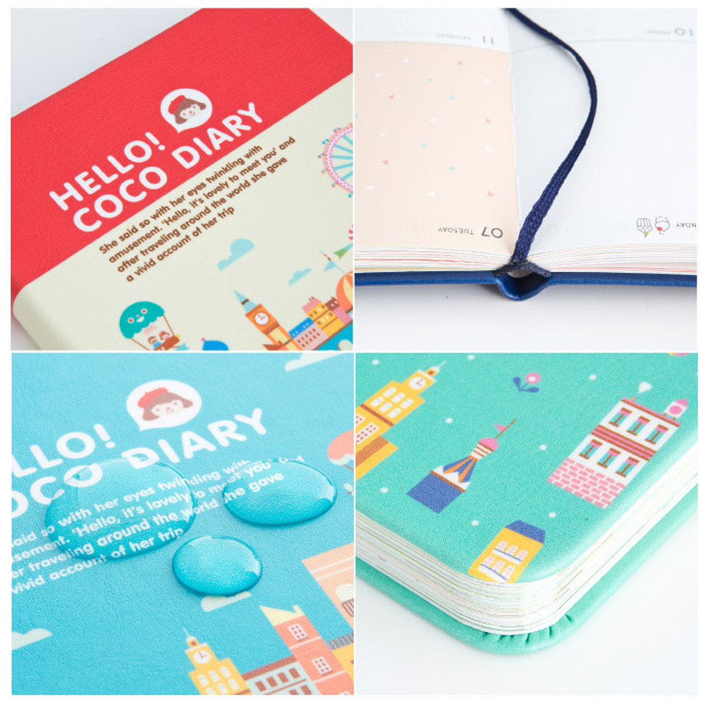 Detail of 2015 Hello coco weekly dated diary