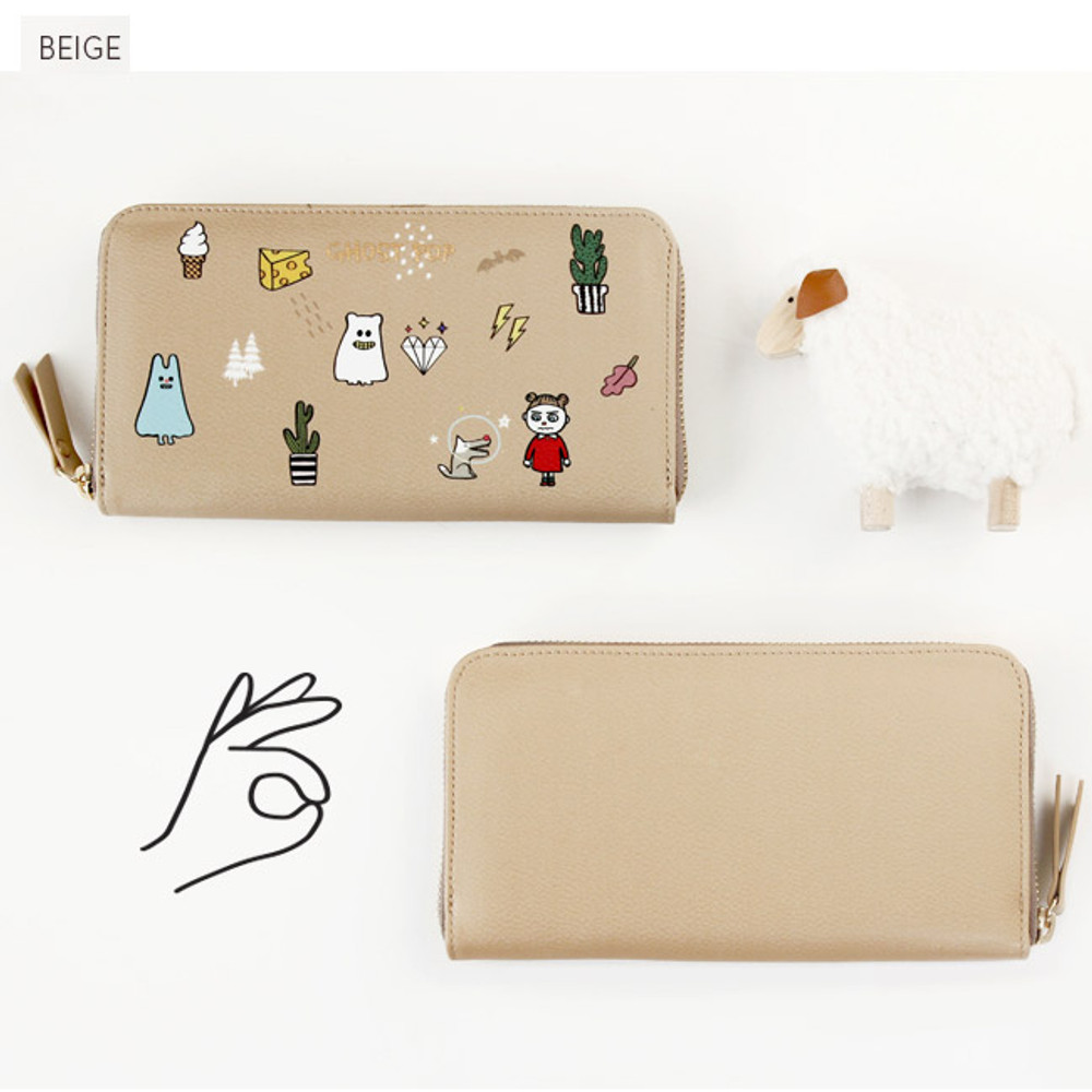 Gunmangzeung Ghost pop boo small pouch - fallindesign