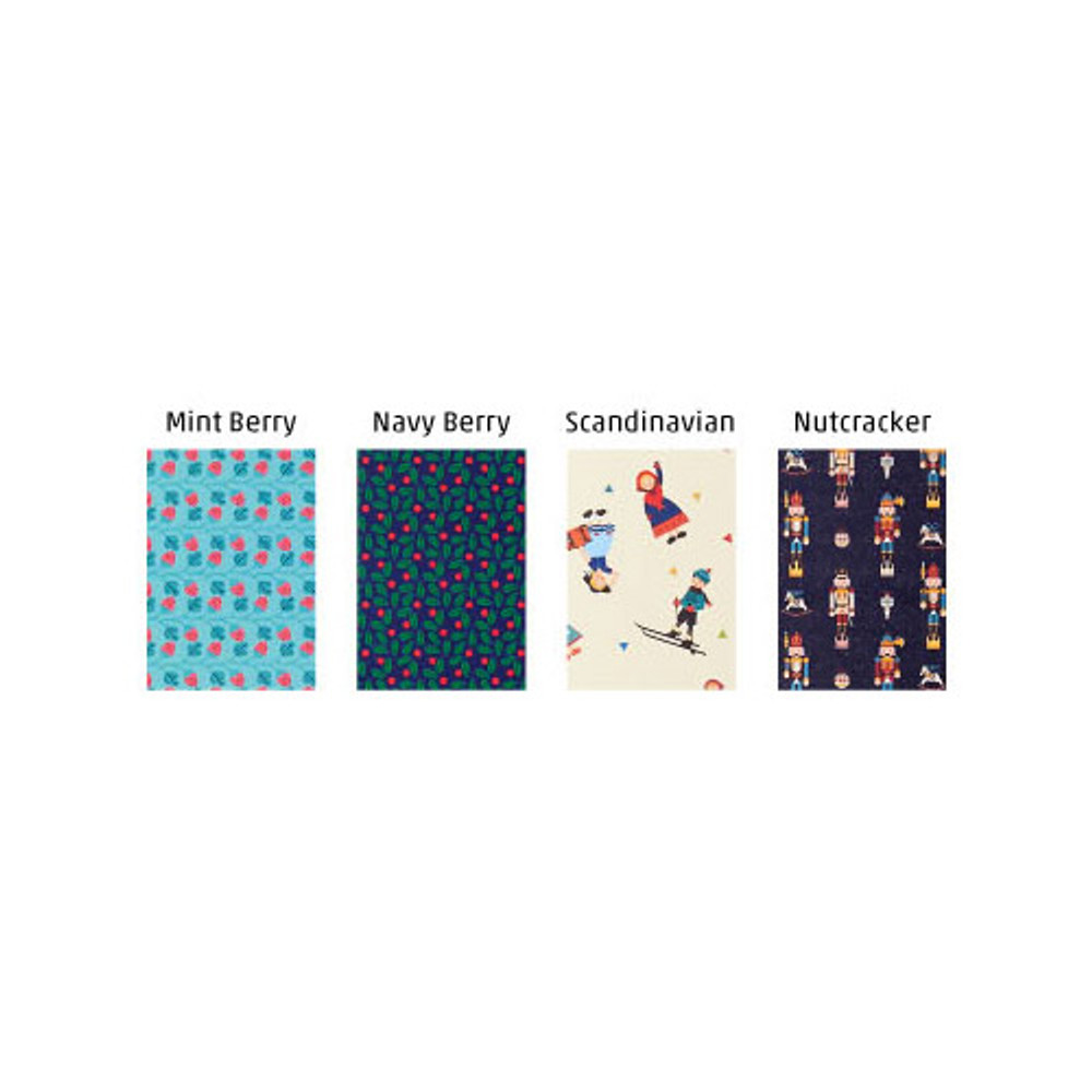 Patterns of Scandinavia pattern lined notebook small