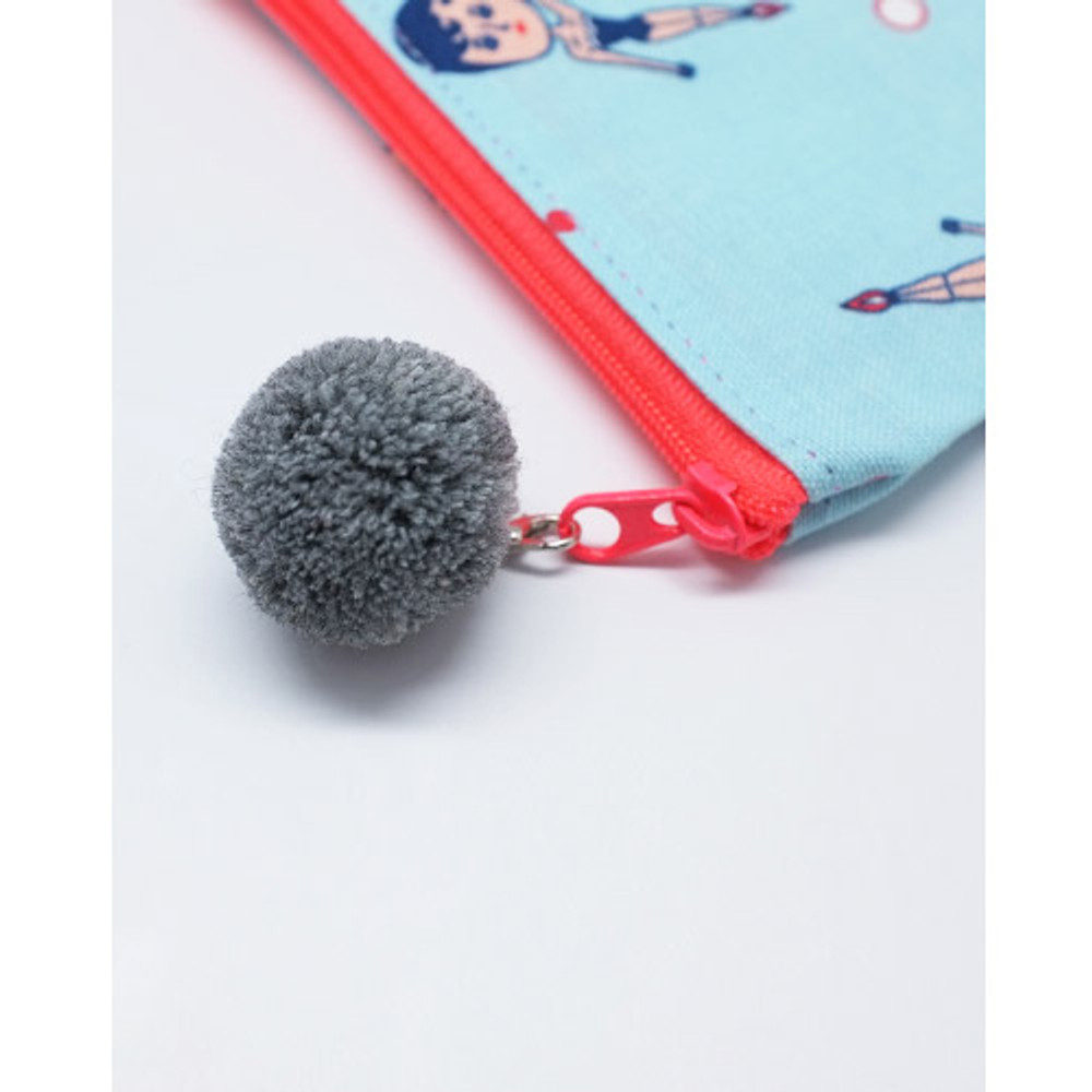 Wonder aurore mini pocket pouch with pompom