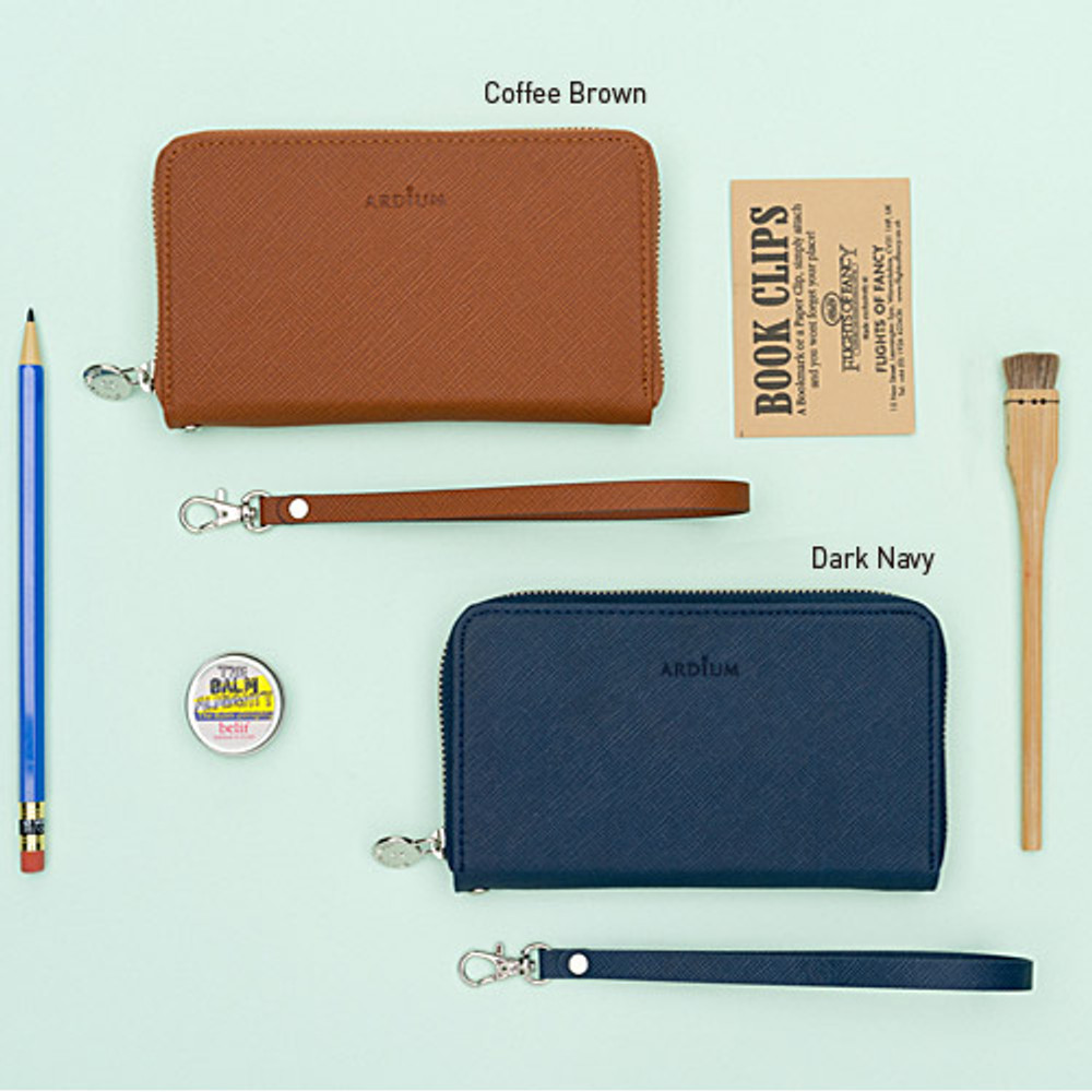 Coffee brown, Dark navy