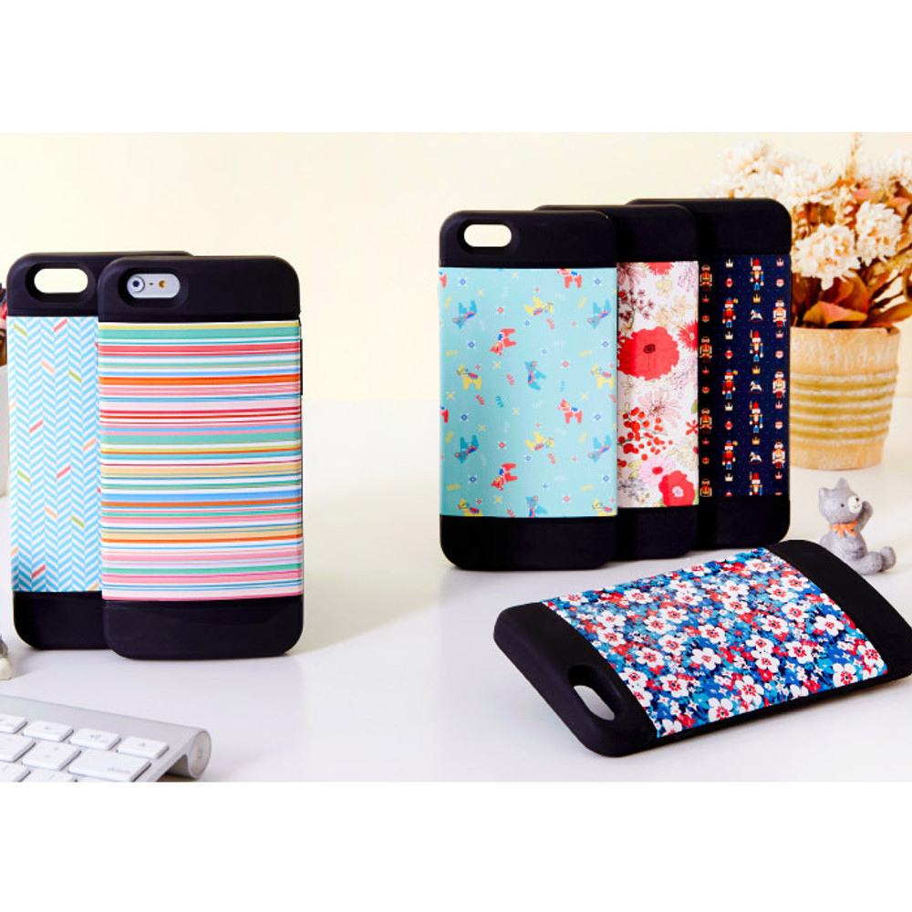 Flower pattern bumper case for iPhone 6 plus