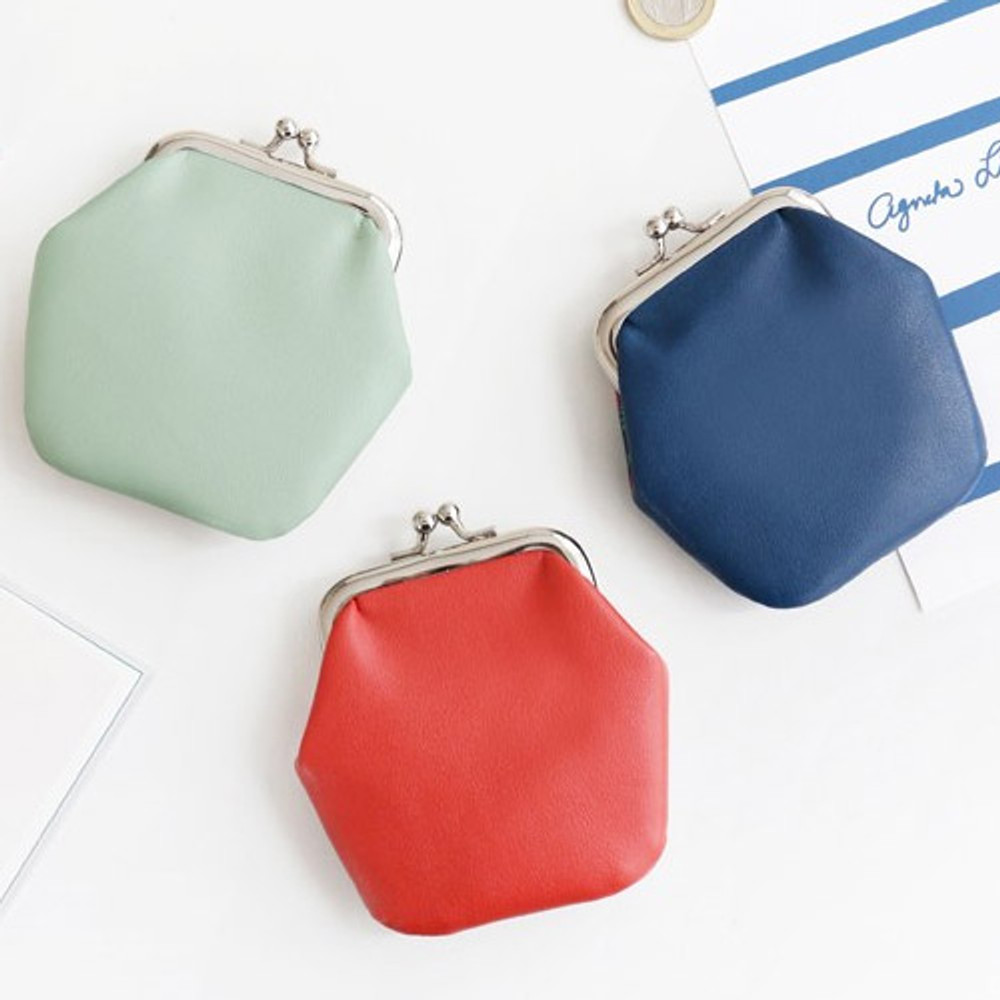 The back of Unique pattern frame coin purse