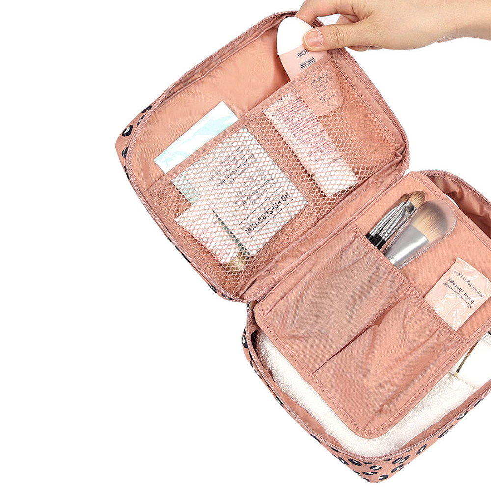 Pattern travel mesh multi pouch bag packing aids 