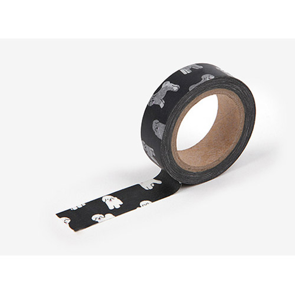 Masking tape single - Bichon frise