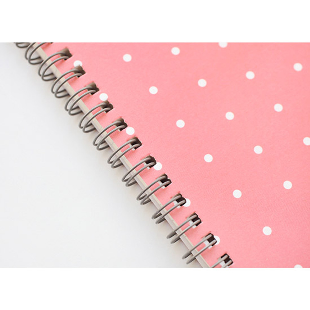 Detail of Keep a memory wirebound lined notebook