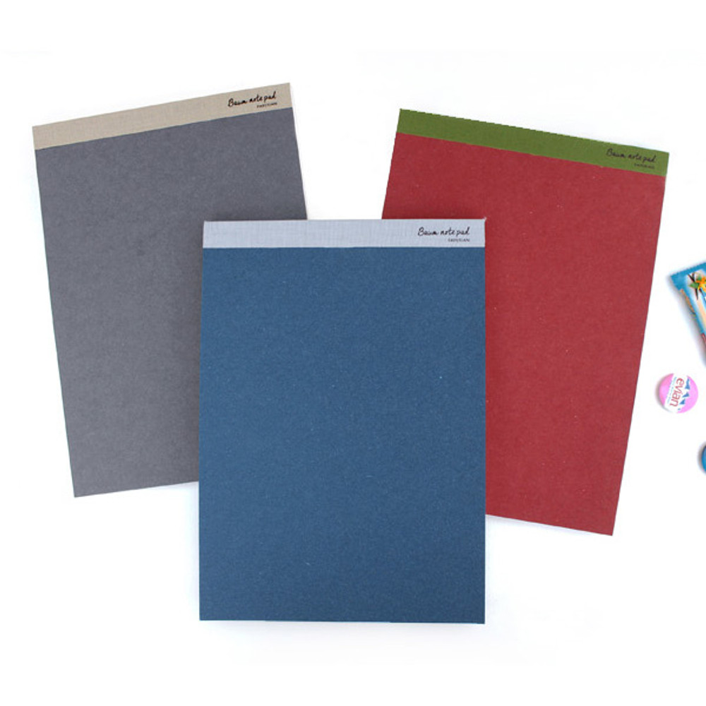 Baum eco recycled A4 size plain notepad