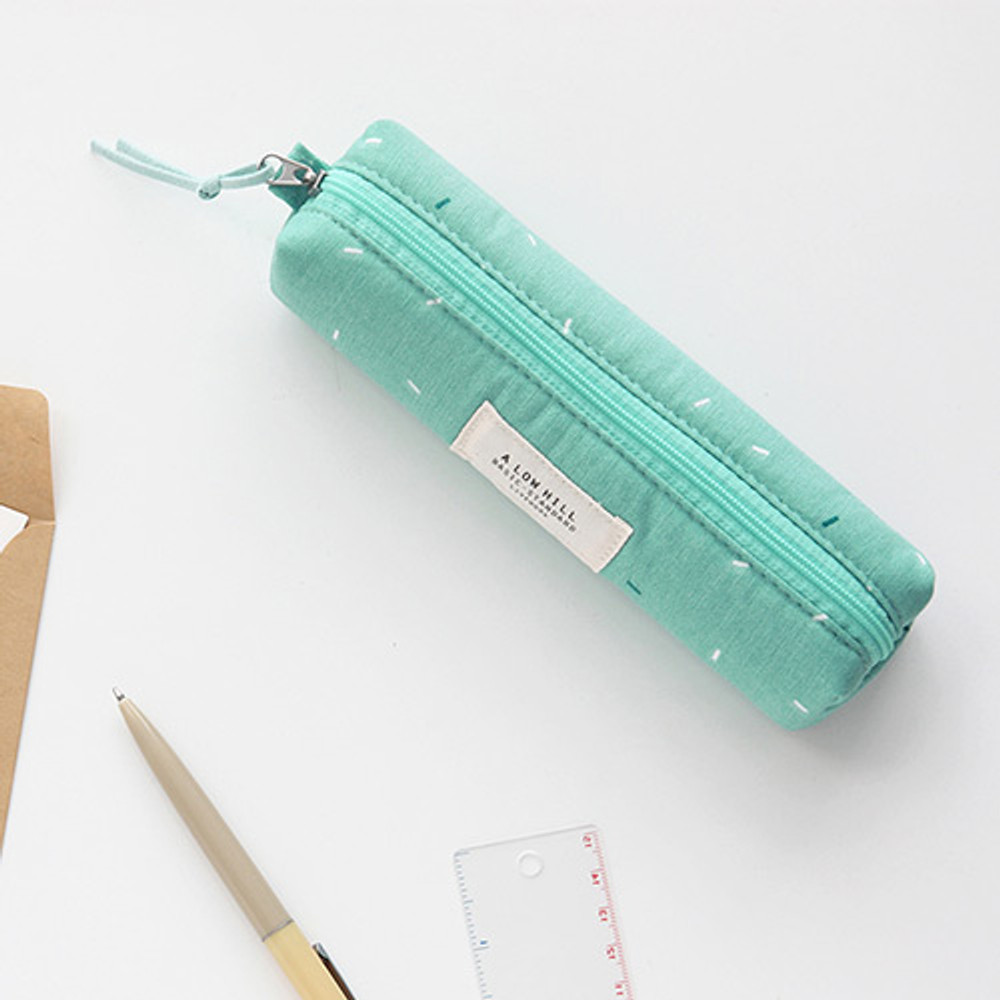 Mint sugar - Basic pattern round zipper pencil case