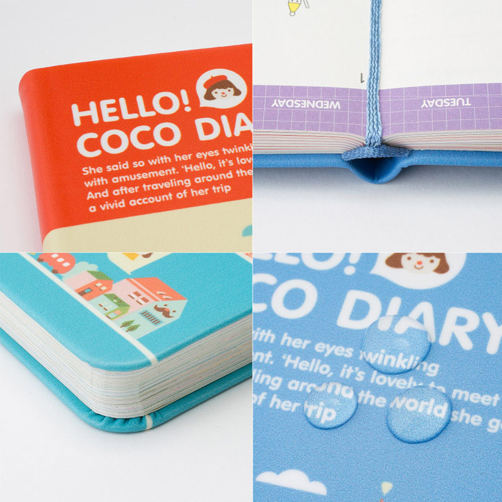 Detail of 2016 Ardium Hello coco weekly dated diary