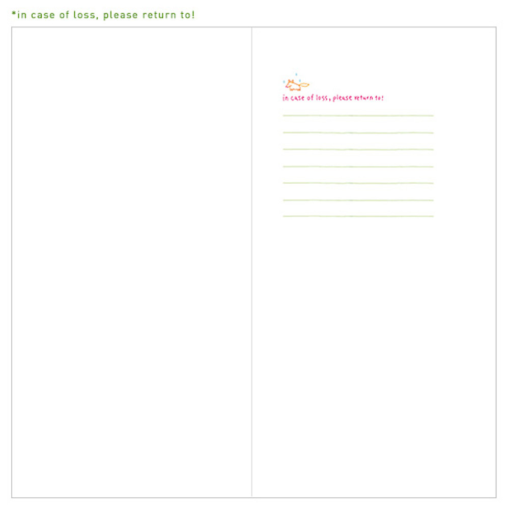 2016 Day N zoo pocket dated diary