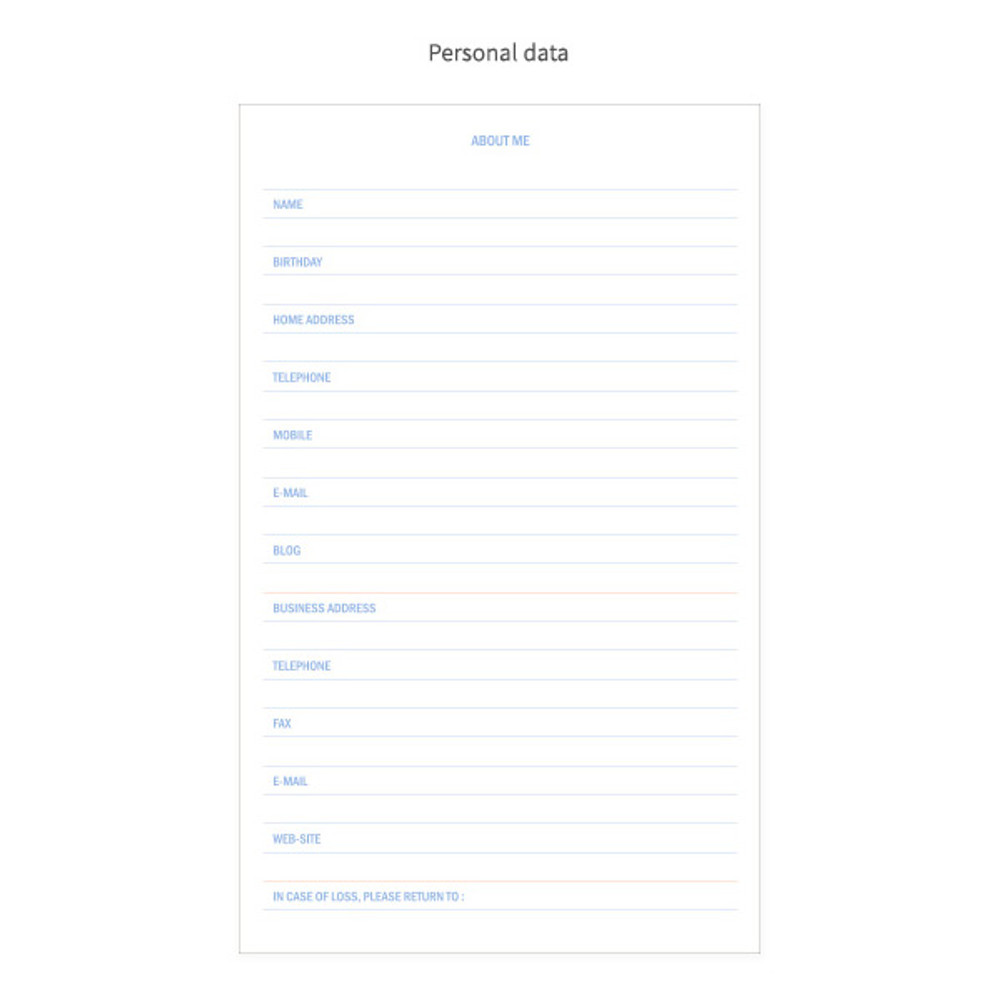 Personal data
