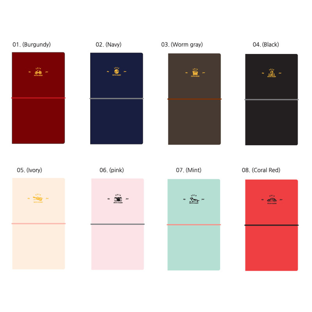 Colors of 2016 Pictogram life medium dated diary