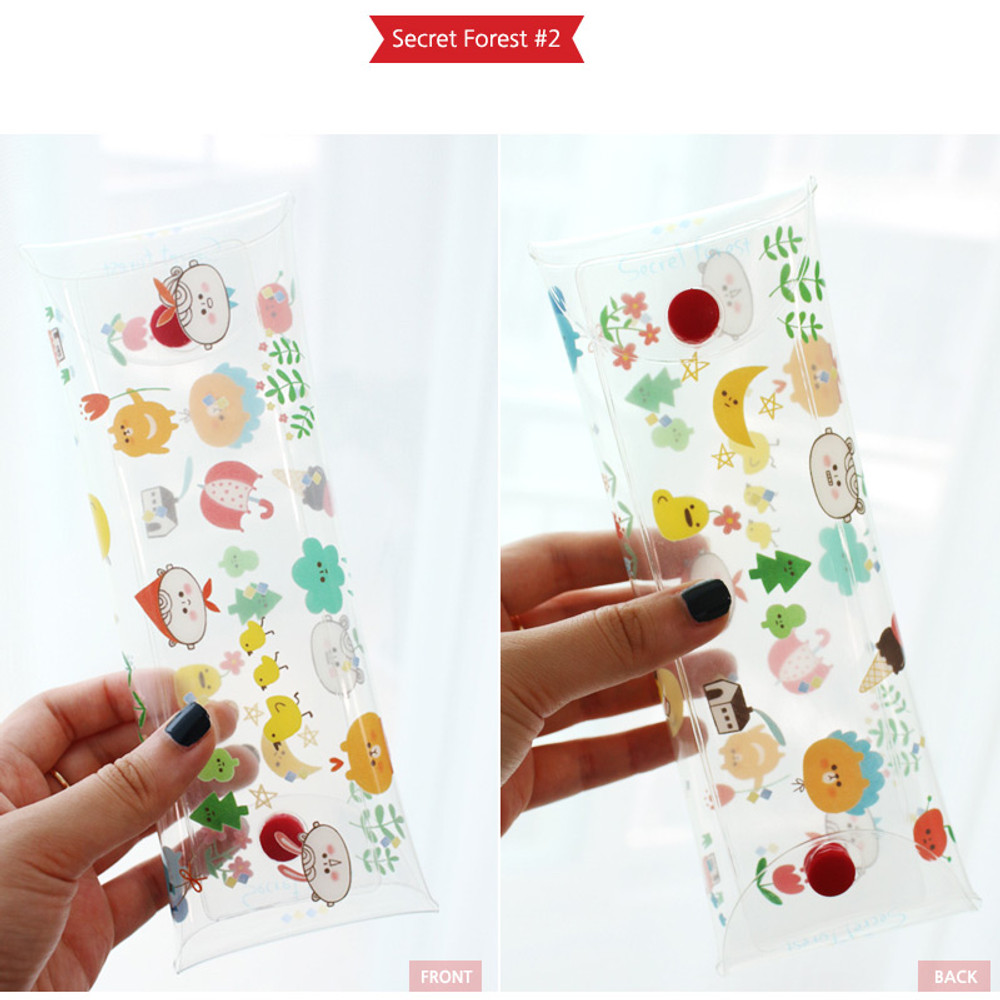 02 - Today's picture clear folding pencil case
