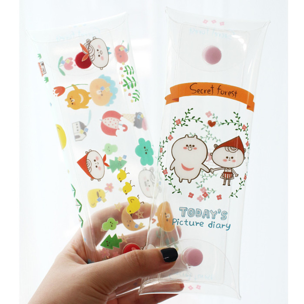 Today's picture clear folding pencil case