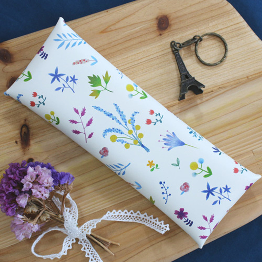 Flower - Cactus flower pattern folding pencil case