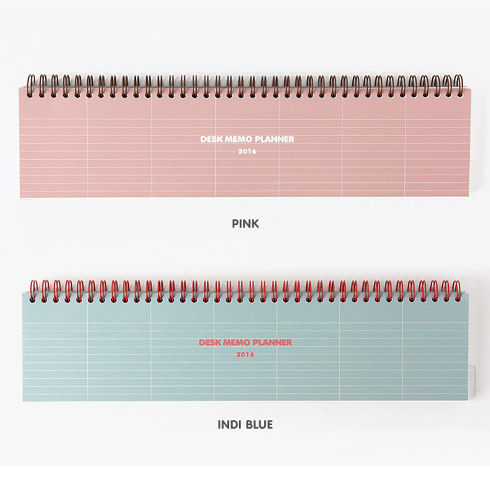 Colors of Desk wirebound dated planner
