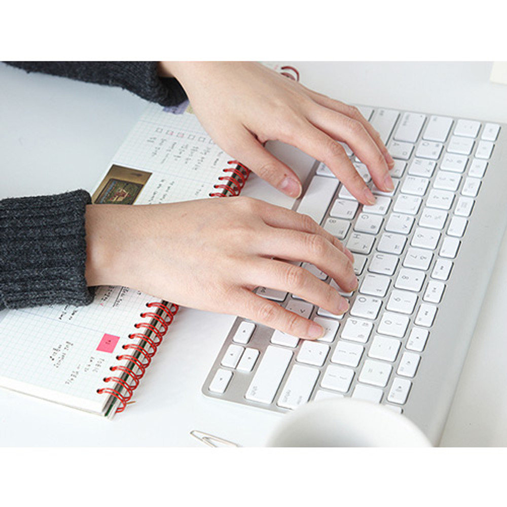 Desk wirebound dated planner