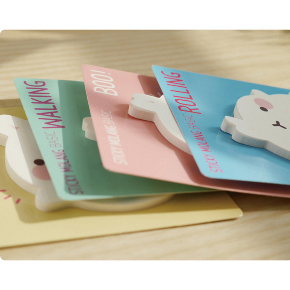 Detail of Molang basic cute sticky memo note
