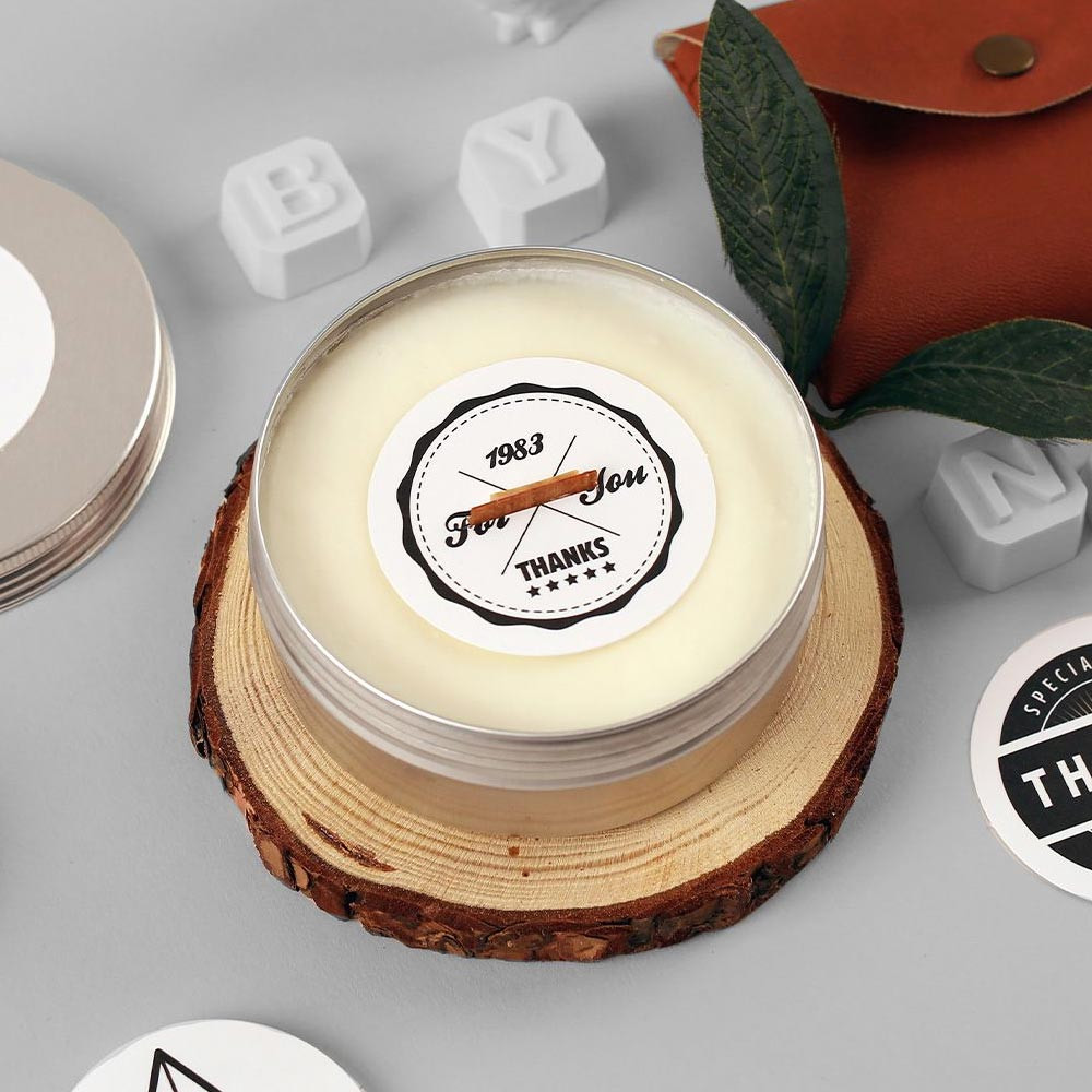 Usage example of Nacoo Black Circle Sticker Pack with Tin Case