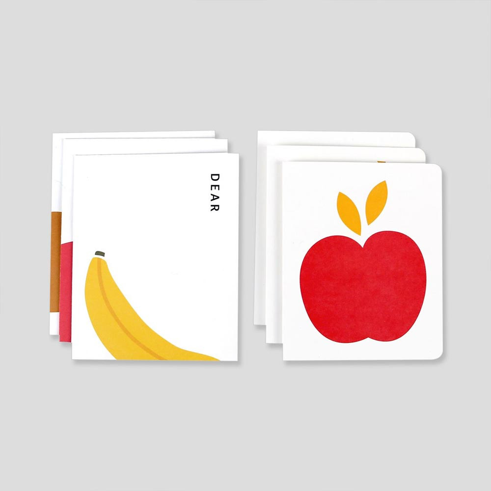 Nacoo Fruits Illustration Card Set