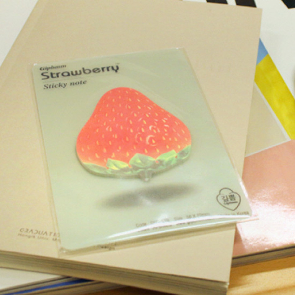 Cute kawaii Strawberry sticky note memo pad japanese stationery