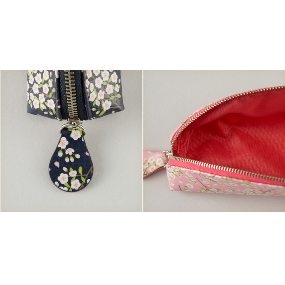 Ardium Flower pattern simple zipper pencil case - fallindesign