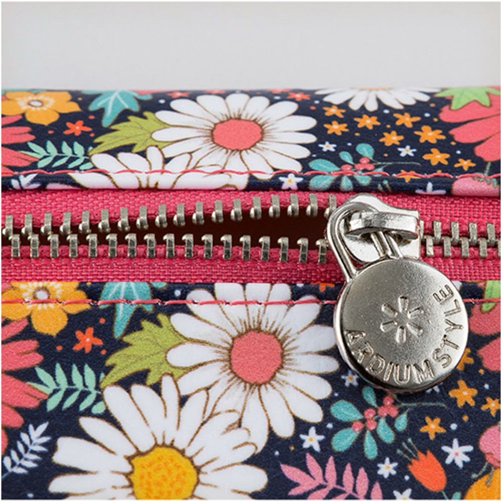 Corium zipper minimalist small pencil case Men women retro