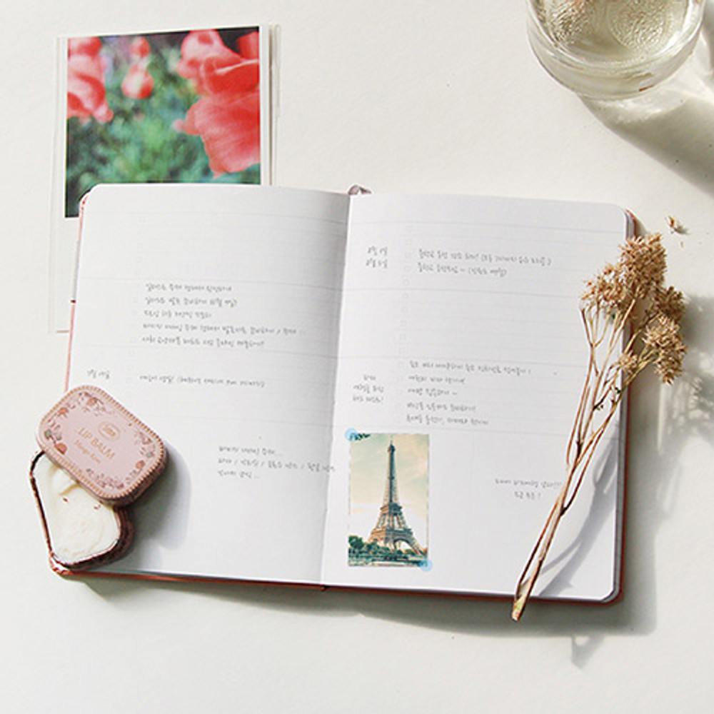 Check list - Day by Day large lined and grid notebook