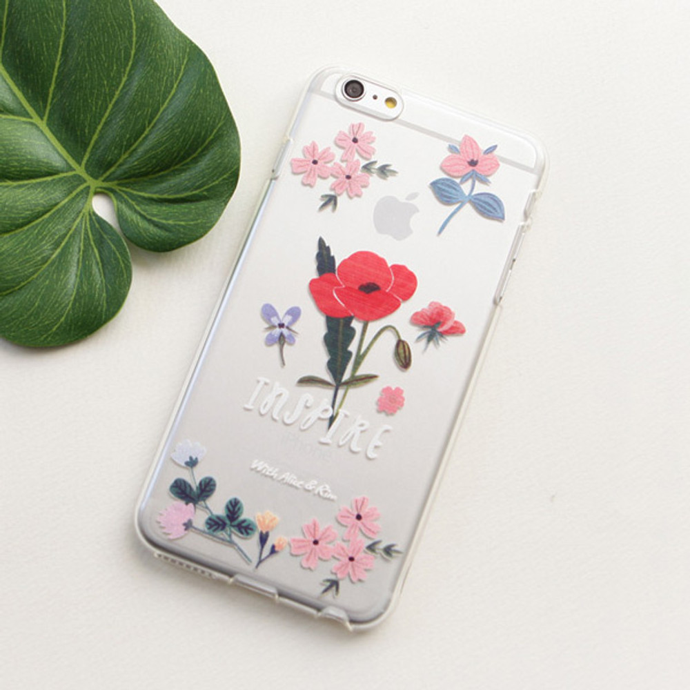 Inspire red - Rim TPU soft iPhone 6 plus case