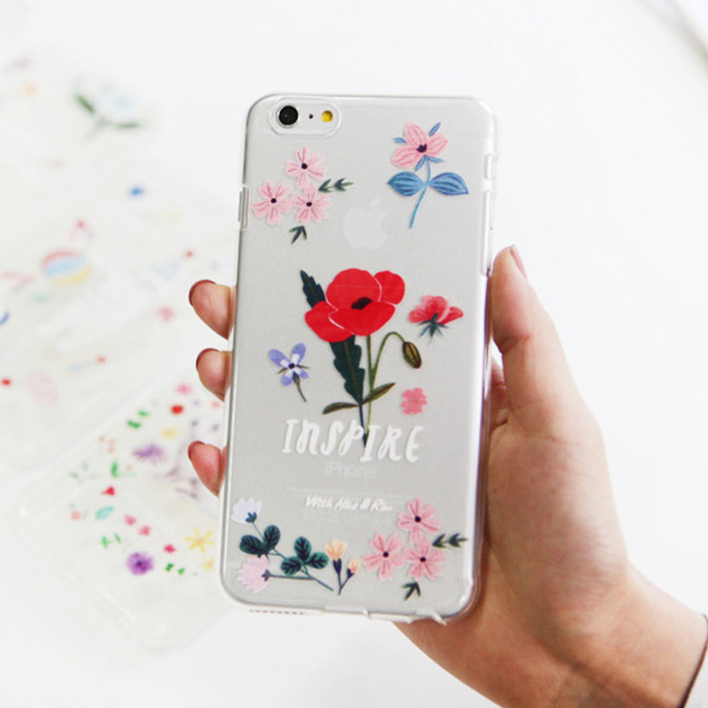 Inspire red - Rim TPU soft iPhone 6 plus case