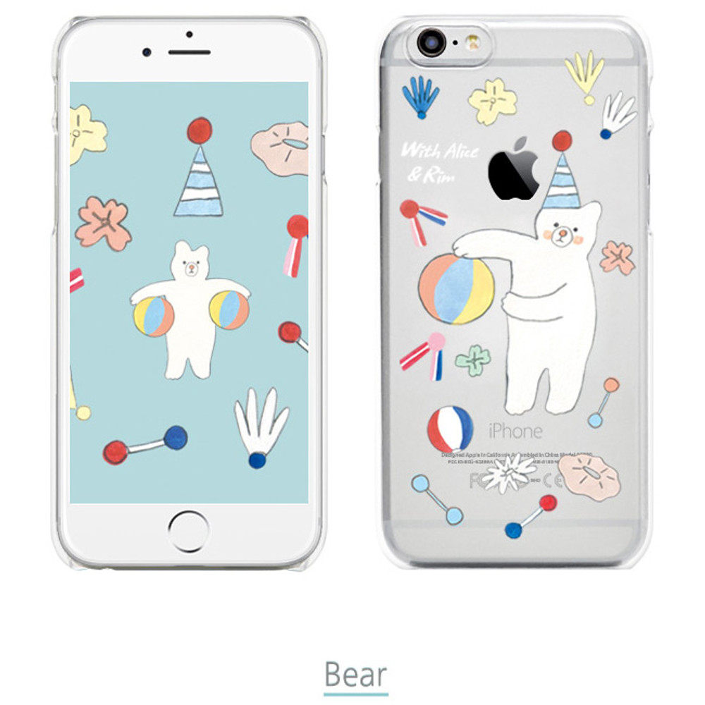Bear - Rim TPU soft iPhone 6 plus case