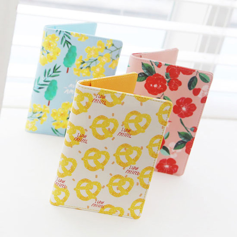 Rim pattern passport cover case