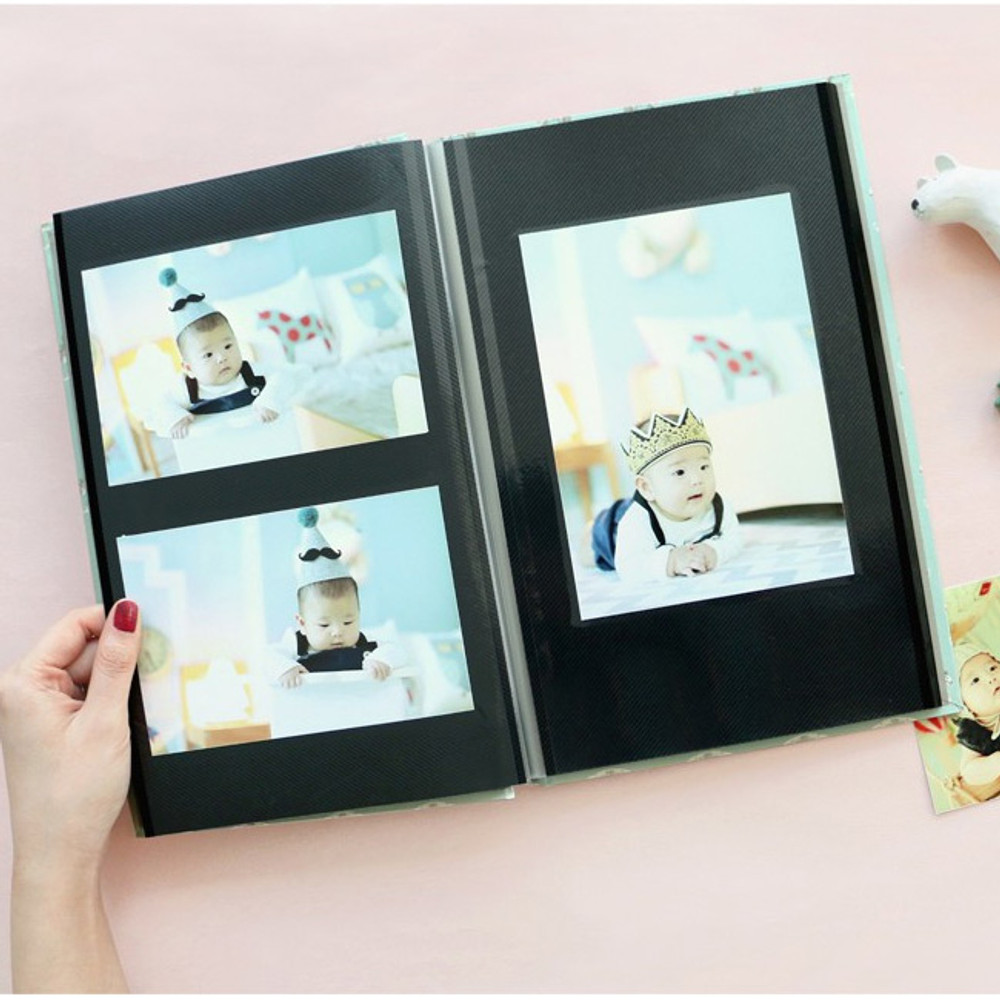  Photo Album Self-Adhesive, 100 Pages Sticky Page
