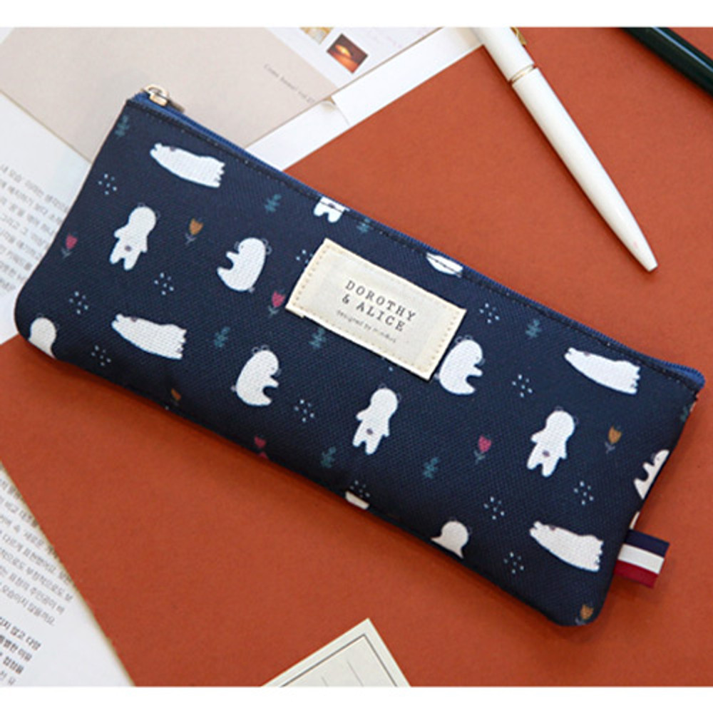 MINIBUS Dorothy & Alice roll up pencil case pouch