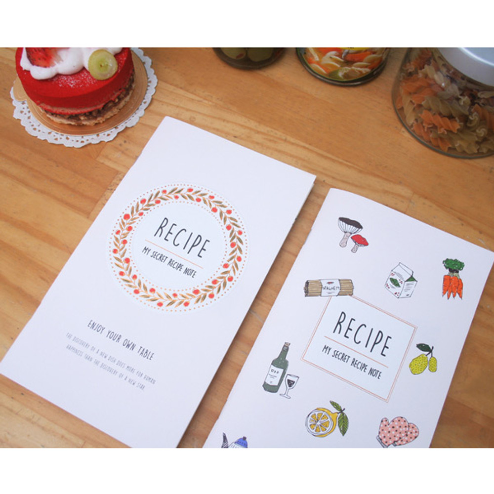 My secret recipe notebook